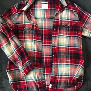 American Eagle Amazingly Soft Multicolored Flannel